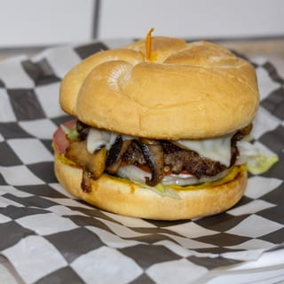 Mushroom Swiss Burger